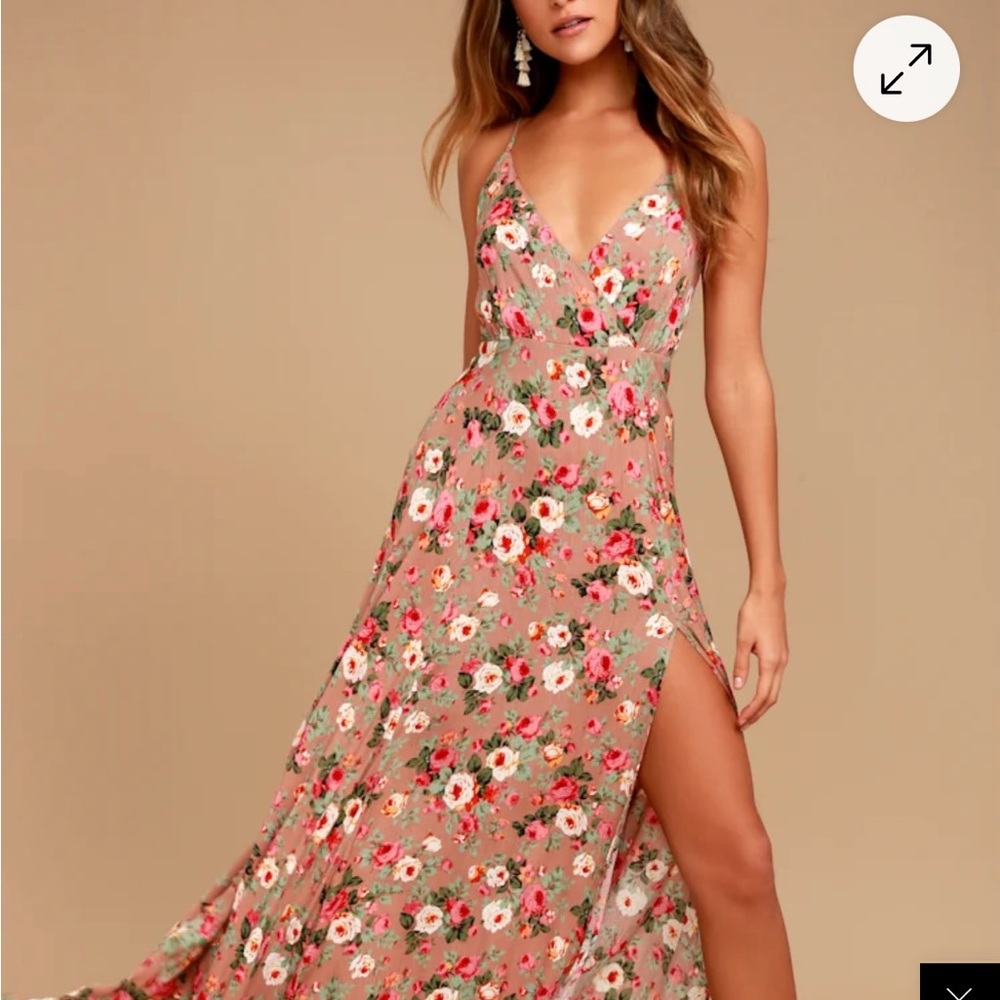 Floral Maxi Dress Lulus